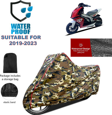 PAGORA Waterproof Two Wheeler Cover for TVS(Creon BS6, Yellow)