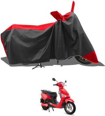 KEDIT Two Wheeler Cover for Hero(Electric Optima DX BS6, Red)