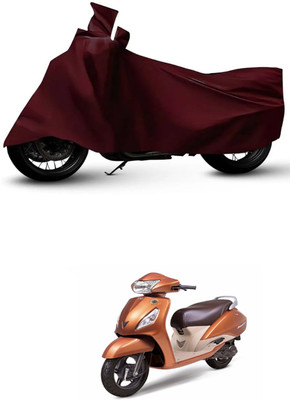 ZEDTEEK Waterproof Two Wheeler Cover for TVS(Jupiter, Maroon)