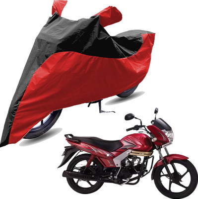 RiderShine Two Wheeler Cover for Mahindra(Centuro NXT, Red, Black)