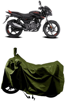 SUGASHRI Waterproof Two Wheeler Cover for Bajaj(Pulsar 125 Neon BS6, Green)