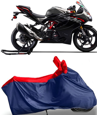 BbcMart Waterproof Two Wheeler Cover for TVS(Apache RTR 310, Red)