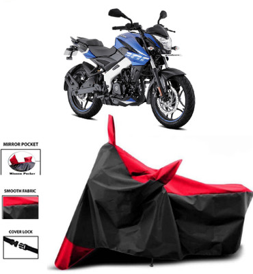 WMIZEXA Two Wheeler Cover for Bajaj(Pulsar NS 200, Red, Black)