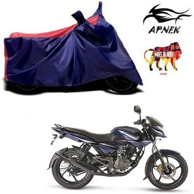 DeepShakshi AUTOMOTIVE Waterproof Two Wheeler Cover for Bajaj(Pulsar 135 LS DTS-i, Red, Blue)