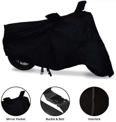 HMS Two Wheeler Cover for Hero(Xtreme 200R, Black)