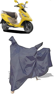 Amexride Two Wheeler Cover for TVS(Scooty Zest 110, Grey)