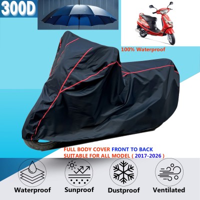 OliverX Waterproof Two Wheeler Cover for Mahindra(Duro, Black)