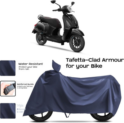 WMIZEXA Two Wheeler Cover for Universal For Bike(Chetak, Blue)
