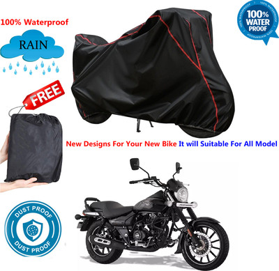 OliverX Waterproof Two Wheeler Cover for Bajaj(Avenger Street 160, Black)