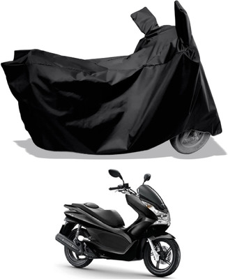 Amexride Two Wheeler Cover for Honda(PCX 125 BS6, Black)