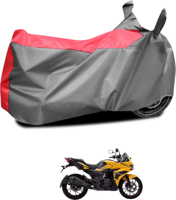 PAGORA Waterproof Two Wheeler Cover for Hero(MotoCorp Xtreme 200S, Grey, Red)