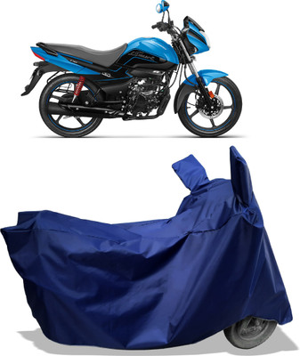 Amexride Two Wheeler Cover for Hero(Splendor I Smart, Blue)