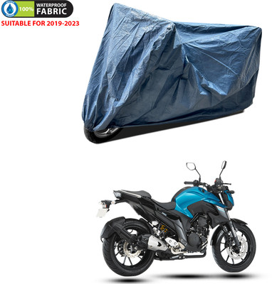 PAGORA Waterproof Two Wheeler Cover for Yamaha(FZ 25 BS6, Blue)