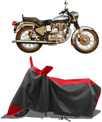 GROFATIK Two Wheeler Cover for Royal Enfield(Machismo 500, Red)