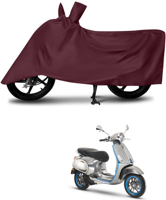 KEDIT Two Wheeler Cover for Vespa(Vespa VXL, Maroon)