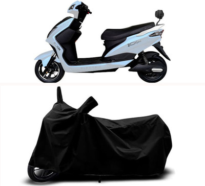 RABABLI Waterproof Two Wheeler Cover for Kinetic(Black)