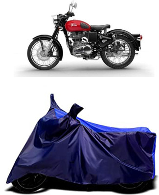 VESMEI Two Wheeler Cover for Royal Enfield(Classic Desert Storm, Blue)
