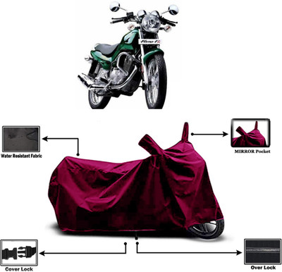 Amexride Two Wheeler Cover for TVS(Fiero FX, Maroon)
