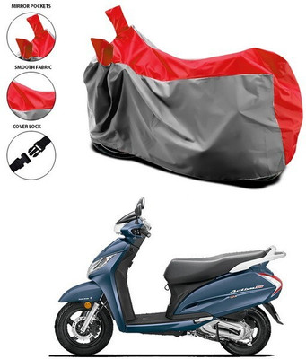 SEBONGO Waterproof Two Wheeler Cover for Honda(Activa 125, Red)
