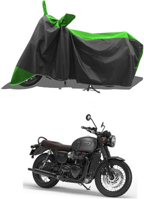 DeepShakshi AUTOMOTIVE Waterproof Two Wheeler Cover for Triumph(Bonneville T120 Black BS6, Orange)