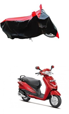 VESMEI Two Wheeler Cover for Hero(Duet 125 CC BS6, Red)