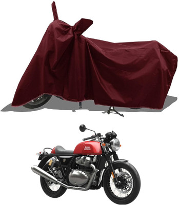 DeepShakshi AUTOMOTIVE Waterproof Two Wheeler Cover for Royal Enfield(Continental GT 650, Maroon)