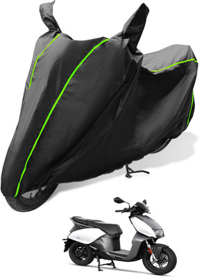 Auto Hub Waterproof Two Wheeler Cover for Hero(Black)