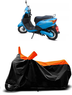 VESMEI Two Wheeler Cover for Hero(Electric Scooter, Orange)