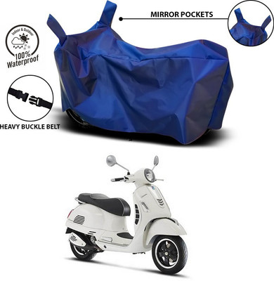 ANTHUB Waterproof Two Wheeler Cover for Vespa(Vespa, Blue)