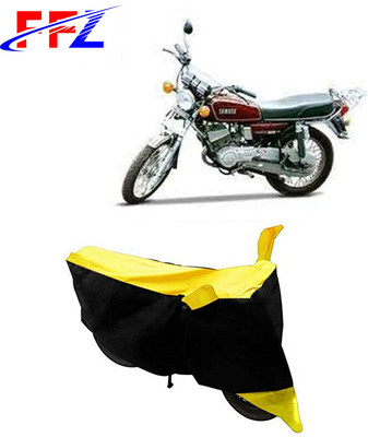 FFZ Waterproof Two Wheeler Cover for Yamaha(RX 100, Black, Yellow)