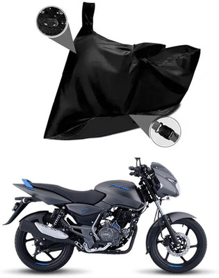 AASHTIK MART Two Wheeler Cover for Bajaj(Pulsar 125 Neon, Black)