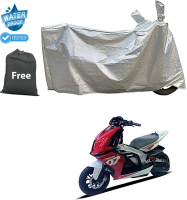CODOKI Waterproof Two Wheeler Cover for TVS(Creon BS6, Silver)