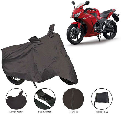Lakshmina Enterprises Waterproof Two Wheeler Cover for Honda(CB 1000R, Black)