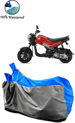 Autofly Waterproof Two Wheeler Cover for Honda(Navi, Grey, Blue)