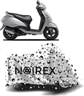 NOIREX Two Wheeler Cover for TVS(Jupiter, Silver)