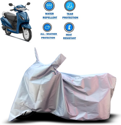 PAGORA Waterproof Two Wheeler Cover for Honda(Activa 6G, Silver)
