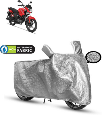 CODOKI Waterproof Two Wheeler Cover for Hero(New Glamour, Silver)