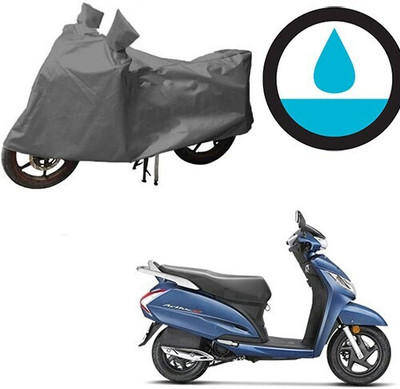 MMSSTAR Waterproof Two Wheeler Cover for Honda(Activa 125, Grey)
