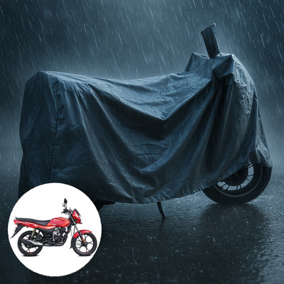 PAGORA Waterproof Two Wheeler Cover for Bajaj(Platina 110 H-Gear, Grey)