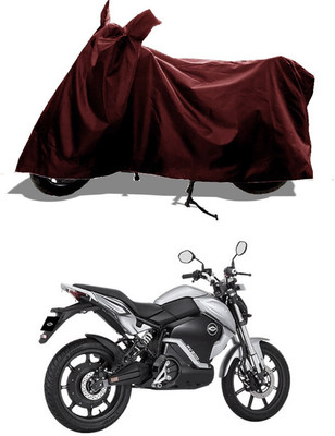 GROFATIK Two Wheeler Cover for Revolt(RV Cafe Racer, Maroon)