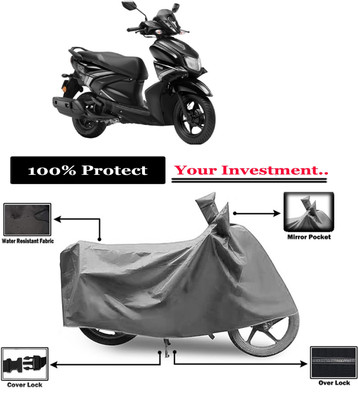 Amexride Two Wheeler Cover for Yamaha(RayZR 125 Fi, Grey)