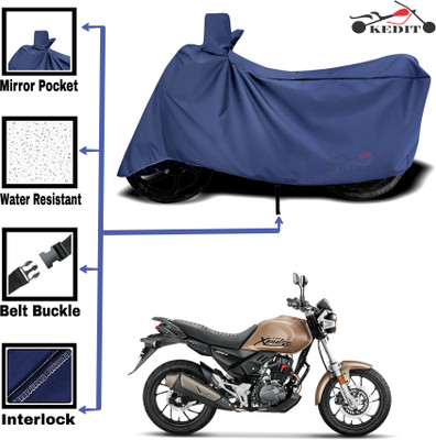 KEDIT Two Wheeler Cover for Hero(Xpulse 200T, Blue)