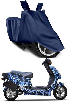 Mdstar Waterproof Two Wheeler Cover for Hero(Electric AXLHE-20, Blue)