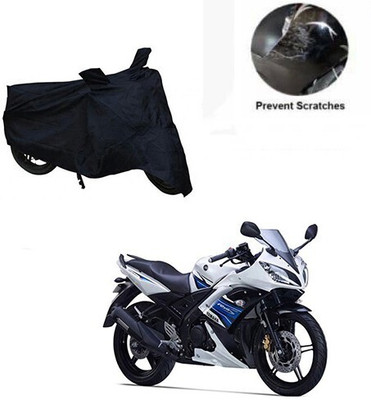 MMSSTAR Waterproof Two Wheeler Cover for Yamaha(YZF R15 S, Black)