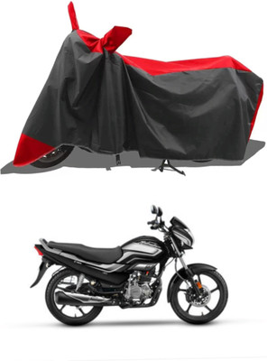 MMSSTAR Waterproof Two Wheeler Cover for Hero(Super Splendor, Red, Black)