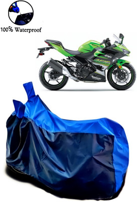APNEK Waterproof Two Wheeler Cover for Kawasaki(Ninja 400, Blue)