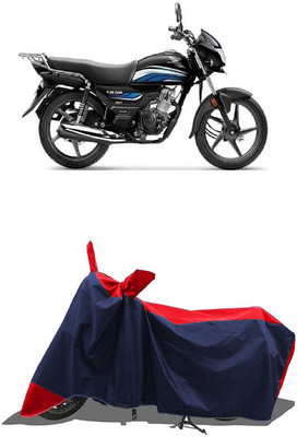 SUGASHRI Waterproof Two Wheeler Cover for Honda(CD, Red, Blue)