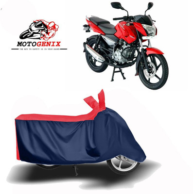 MOTOGENIX Two Wheeler Cover for Bajaj(Pulsar 135 LS DTS-i, Red, Blue)