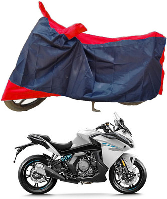 MMSSTAR Waterproof Two Wheeler Cover for CFMoto(650GT, Red, Blue)