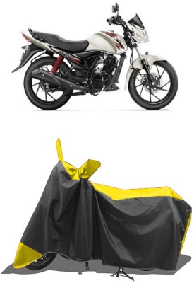 SUGASHRI Waterproof Two Wheeler Cover for Suzuki(Sling, Yellow, Black)